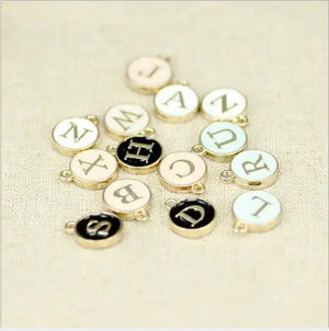 100pcs Alphabet Decoration Charms for Jewelry Making