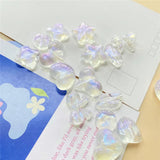 100pcs/lot glitter resin beads DIY jewelry earring/bracelet accessory