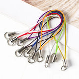 100pcs Polyester Single Ring Lanyard Jewelry Mobile Phone Pendant DIY