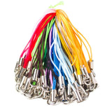 100pcs Polyester Single Ring Lanyard Jewelry Mobile Phone Pendant DIY