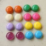 100pcs Geometry Irregular Rounds Flatback Beads DIY Jewelry Earring Accessory