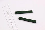 100pcs Geometric Rectangle Wood Beads Charms DIY Earring Pendants