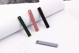 100pcs Geometric Rectangle Wood Beads Charms DIY Earring Pendants