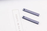 100pcs Geometric Rectangle Wood Beads Charms DIY Earring Pendants
