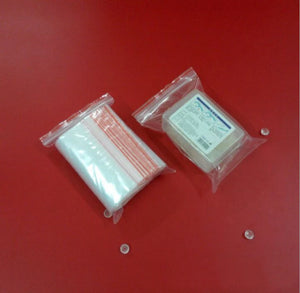 100pcs Transparent PE Zip Lock Bags, 10x15cm