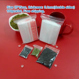 100pcs 10*15cm Clear PE Zip Lock Bags Clothing Storage