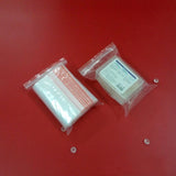 100pcs 11*16cm Transparent PE Zip Lock Bags for Clothing Storage