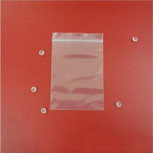 100pcs 11*16cm PE Zip Lock Bags Clear Plastic for Clothing Storage