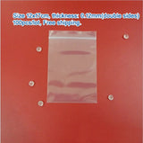 100pcs Transparent PE Zip Lock Bags 12*17cm
