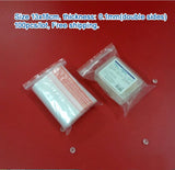 100 Pcs 13*18cm Transparent PE Zip Lock Bags