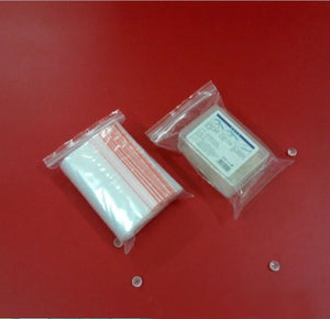 100pcs Transparent PE Zip Lock Bags 7*15cm
