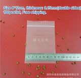 100pcs 8*12cm Zip Lock PE Bags Transparent for Gift Packaging