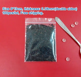 100pcs 9*13cm Transparent PE Zip Lock Bags, Clear Plastic Clothing Storage