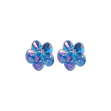 100pcs Mini Magic Flower Acrylic Beads for DIY Earrings