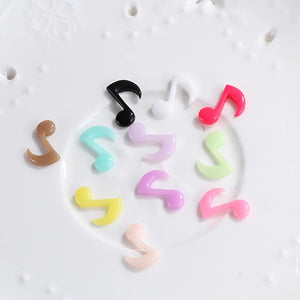 100pcs Mixed Music Earring Decorations 9~17mm for DIY