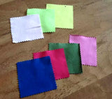 100pcs Silver Polish Cleaning Cloth for Jewelry Maintenance