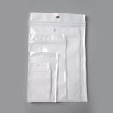 50/100pcs Translucent Ziplock Jewelry Bag for Earrings Bracelet Necklace
