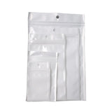 50/100pcs Translucent Ziplock Jewelry Bag for Earrings Bracelet Necklace