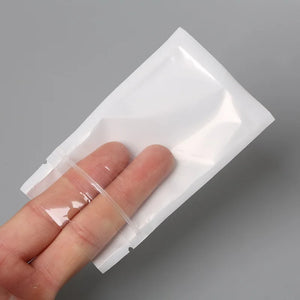 50/100pcs Translucent Ziplock Jewelry Bag for Earrings Bracelet Necklace