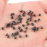 100pcs/pack Copper Round Covers Crimp End Beads Stopper Spacer Beads