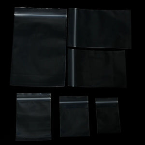 100pcs Bulk Jewelry Packaging Zip Clear Bags