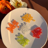 100pcs Mini Flower Beaded DIY Hairpin Earrings Accessories