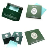 100pcs Green Fabric Silver Polish Cleaning Cloth for 925 Silver Jewelry