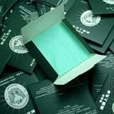 100pcs Green Fabric Silver Polish Cleaning Cloth for 925 Silver Jewelry