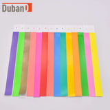 100pcs Party Bracelet Disposable Synthetic Paper Waterproof