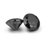 100pcs 8mm 9mm 10mm Round Cubic Zirconia CZ Stones