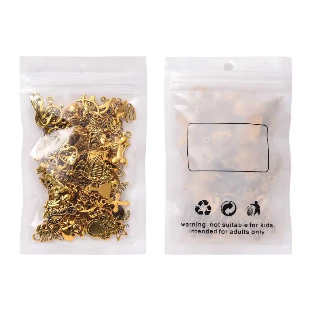 100pcs Vintage Metal Charms Pendant for Jewelry Making DIY