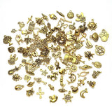 100pcs Vintage Metal Charms Pendant for Jewelry Making DIY