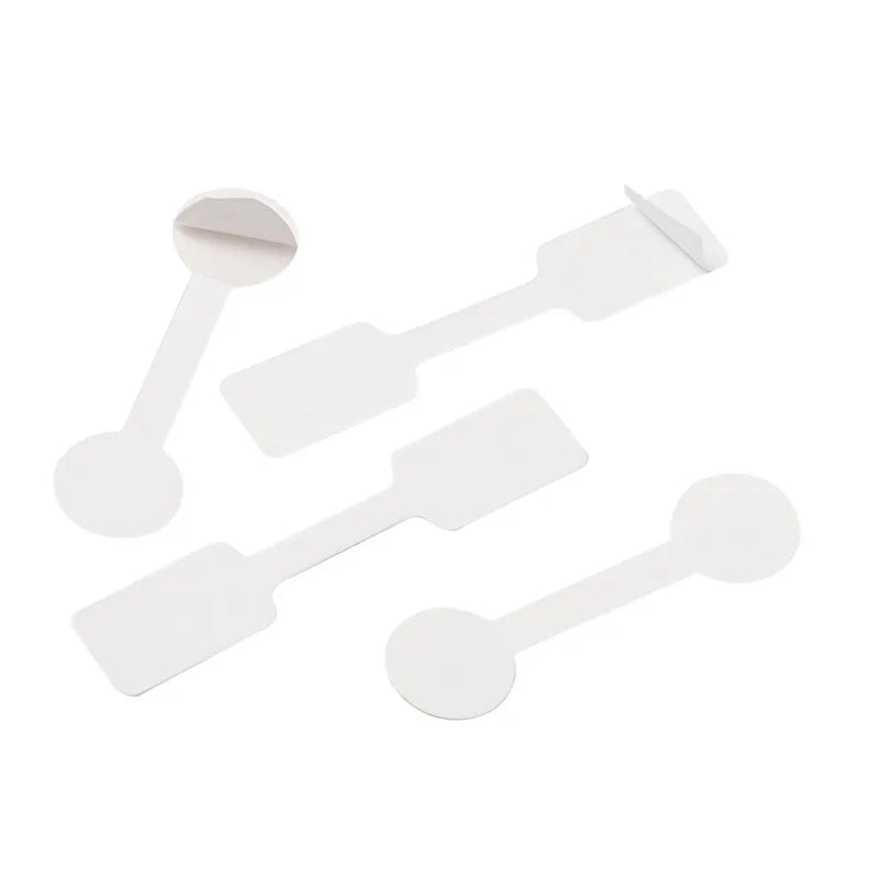 100pcs Jewelry Display Ring Jewelry Tags Sticker Self-adhesive Paper Label