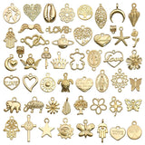 100pcs Kc Alloy Charm Bracelet Pendant Earring DIY Jewelry Making