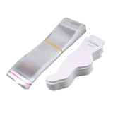 100pcs Paper Anklet Jewelry Cards with Self-Seal Bags Blank Holder