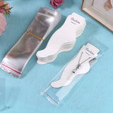 100pcs Paper Anklet Jewelry Cards with Self-Seal Bags Blank Holder