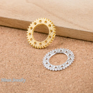 100pcs Steampunk Gear Cog Charms for Pendant DIY Jewelry D042