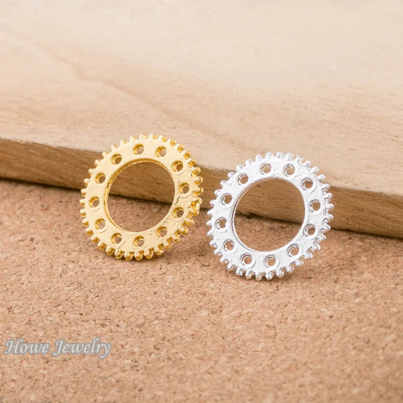 100pcs Steampunk Gear Cog Charms for Pendant DIY Jewelry D042