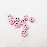 100pcs 10mm Candy Acrylic Smile Beads for Jewelry Making