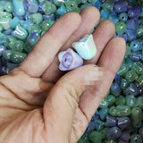 100pcs 13-14mm DIY Lily Flowers Night Light Loose Spacer Beads