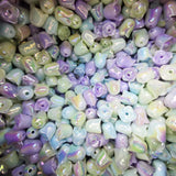 100pcs 13-14mm DIY Lily Flowers Night Light Loose Spacer Beads
