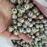 100pcs 16mm Cartoon Beads for DIY Jewelry Making