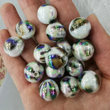 100pcs 16mm Cartoon Beads for DIY Jewelry Making
