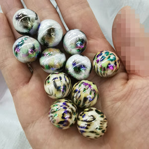 100pcs 16mm Cartoon Beads for DIY Jewelry Making