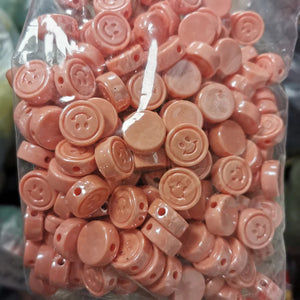 100pcs Smile Face Round Beads for DIY Jewelry Making