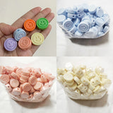 100pcs Smile Face Round Beads for DIY Jewelry Making