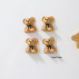 100pcs DIY Acrylic Korea Small Bear Stud-Ear Part