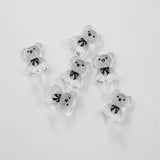 100pcs DIY Acrylic Korea Small Bear Stud-Ear Part
