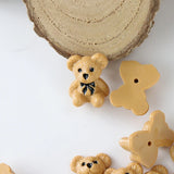 100pcs DIY Acrylic Korea Small Bear Stud-Ear Part