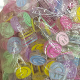 100 Acrylic Smile Heart Star Beads 20-25mm DIY Jewelry Making Accessories